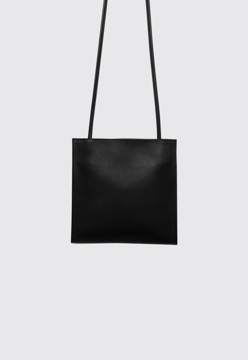 Jac + Jack A ESQUE Leather Pocket Bag - Smooth Black